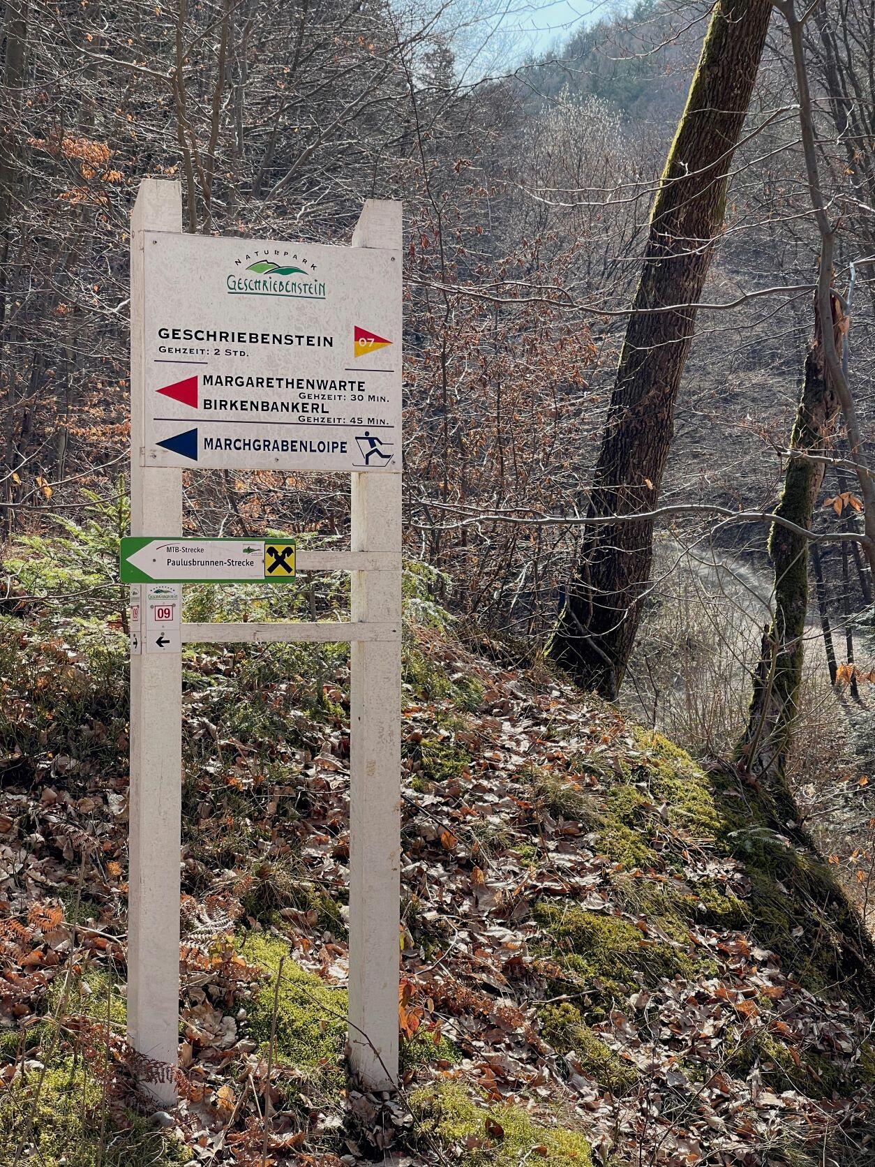 Markierung Geschriebenstein